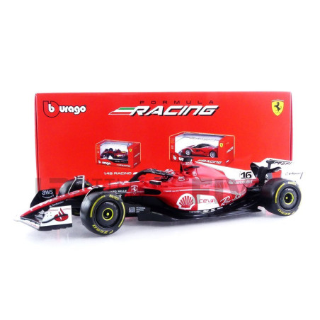 FERRARI F1 F23 TEAM SCUDERIA FERRARI N°16 CHARLES LECLERC GRAND PRIX LAS VEGAS 2023 2EME 1/18 BURAGO