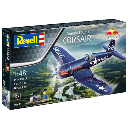 COFFRET CADEAU FLYING BULLS F4U-4 CORSAIR 1/48 REVELL