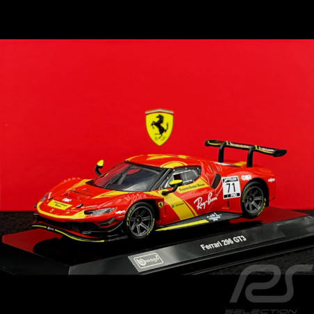 FERRARI 296 GT3 3.0L V6 N°71 2023 1/43 BURAGO