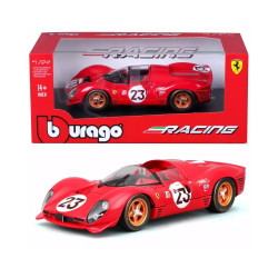 FERRARI 330 P4 4.0L V12 SPIDER N°23 24H DE DAYTONA 196 1ER 1/24 BURAGO