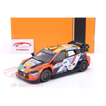 HYUNDAI I20 N RALLY N°11 RALLYE DE CROATIE 2024 1/18 IXO