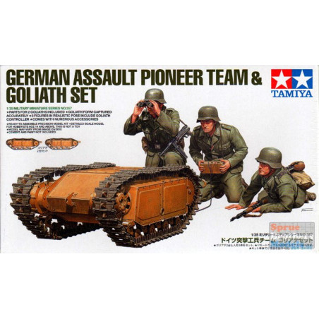 GOLIATH ET PIONNIERS ALLEMANDS 1/35 TAMIYA
