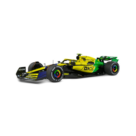 MCLAREN F1 TEAM MCL38 N°81 OSCAR PIASTRI GRAND PRIX DE MONACO 2024 1/18 SOLIDO