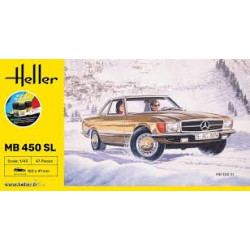 STARTER KIT MERCEDES BENZ 450 SL 1/43 HELLER
