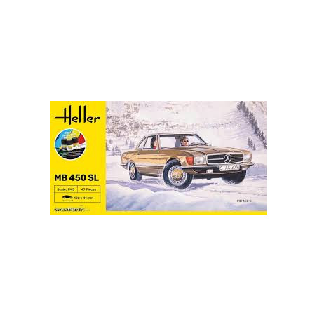 STARTER KIT MERCEDES BENZ 450 SL 1/43 HELLER