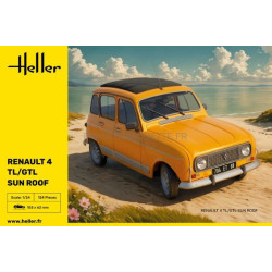 RENAULT 4 TL/GTL SUN ROOF 1/24 HELLER