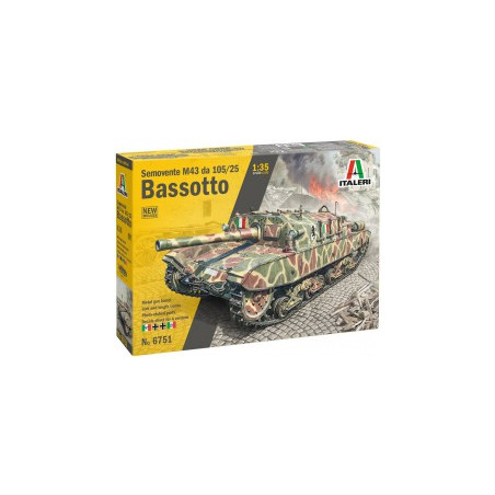 SOMOVENTE M43 BASSOTTO 1/35 ITALERI