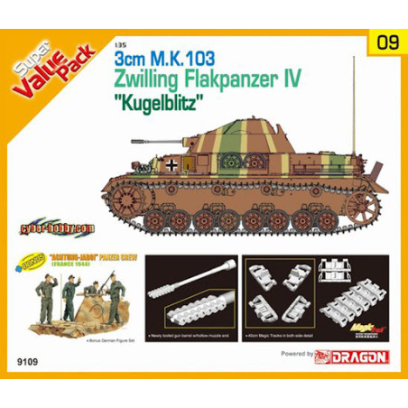 FLAKPANZER IV + FIGURINES 1/35 DRAGON