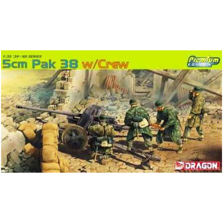 PAK 38 5CM + FIGURINES 1/35 DRAGON