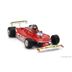 FERRARI F1 312 T4 N°12 GRAND PRIX AFRIQUE DU SUD KYALAMI 1979 1ER AVEC PILOTE 1/18 BURAGO