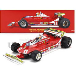 FERRARI F1 312 T4 N°11 GRAND PRIX DE MONACO 1979 1ER ET CHAMPION DU MONDE AVEC PILOTE 1/18 BURAGO