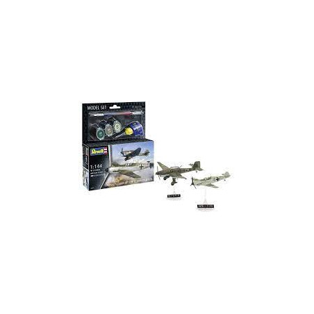MODEL SET MESSERSCHMITT BF109E & JU87B STUKA 1/144 REVELL