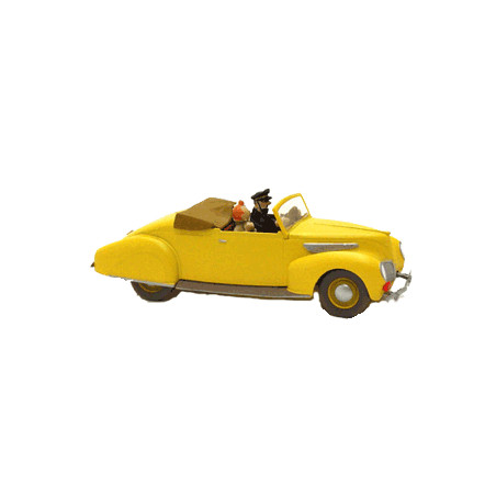 LINCOLN ZEPHYR CABRIOLET 1939 TINTIN 1/43 EDITION ATLAS