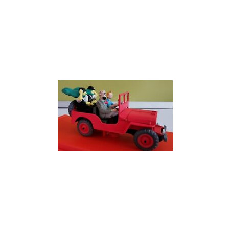 JEEP WILLYS MB 1940 TINTIN 1/43 EDITION ATLAS
