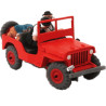 JEEP WILLYS MB + CJA2 1940 TINTIN 1/43 EDITION ATLAS