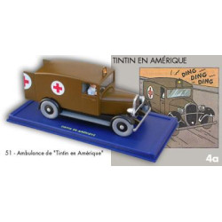 L'AMBULANCE DE CHICAGO 1920 TINTIN 1/43 EDITION ATLAS