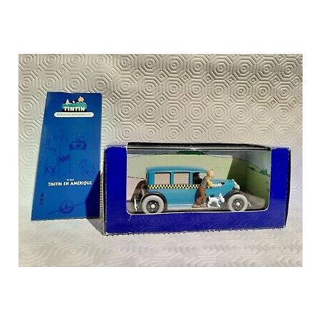 TAXI CHECKER 1929 TINTIN 1/43 EDITION ATLAS 1