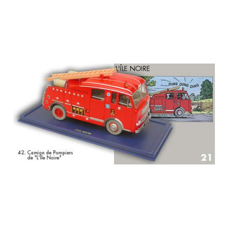 DENNIS F101 1950 TINTIN 1/43 EDITION ATLAS