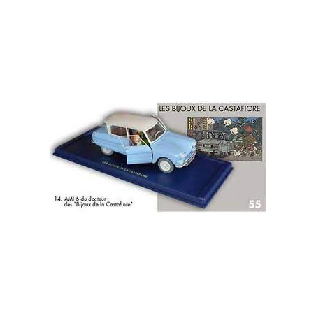 CITROEN AMI 6 1960 TINTIN 1/43 EDITION ATLAS