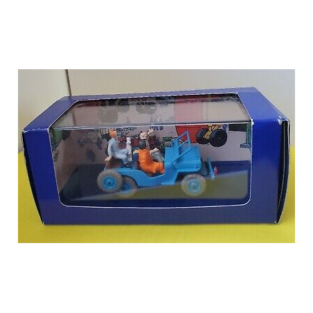 JEEP WILLIS CJ2A 1946 TINTIN 1/43 EDITION ATLAS 1
