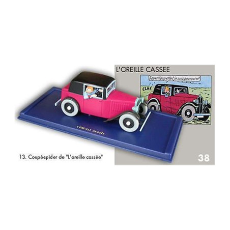 COUPE SPIDER 1930 TINTIN 1/43 EDITION ATLAS