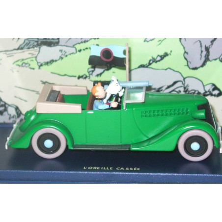 L'AUTOMITRAILLEUSE 1940 TINTIN 1/43 EDITION ATLAS