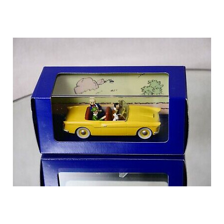 VOITURE BORDURE 1950 TINTIN 1/43 EDITION ATLAS 1