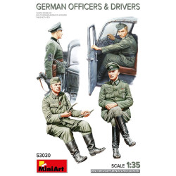 OFFICIERS ET CHAUFFEURS ALLEMANDS 1/35 MINIART