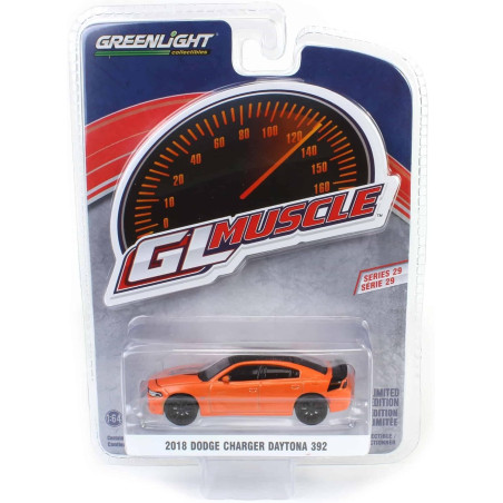DODGE CHARGER DAYTONA 392 2018 1/64 GREENLIGHT 1