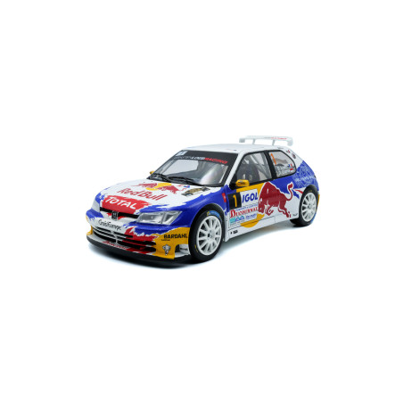 PEUGEOT 306 MAXI WHITE N°1 RALLYE DU VAR 2017 1/18 SOLIDO