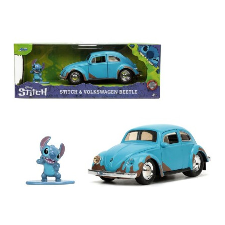 VW COX 1959 AVEC FIGURINE STITCH  1/32 JADA
