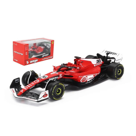 FERRARI F1 F23 TEAM SCUDERIA FERRARI N°16 CHARLES LECLERC GRAND PRIX DE LAS VEGAS 2023 2EME 1/43 BURAGO