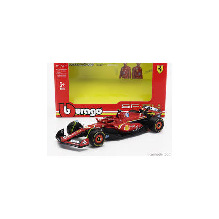 FERRARI F1 SF-24 TEAM SCUDERIA FERRARI N°55 CARLOS SAINZ GRAND PRIX D'IMOLA 2024 5EME 1/43 BURAGO