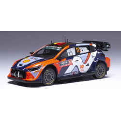 HYUNDAI I20 N RALLY 1 HYBRIDE N°11 RALLYE DU SAFARI 2024 1/43 IXO