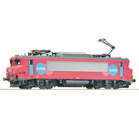 1/87 ROCO LOCOMOTIVE ELECTRIQUE BB 22238 LIVREE OUIGO SNCF ANALOGIQUE