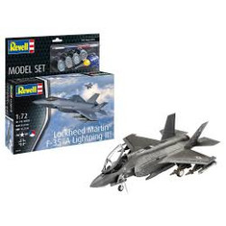 MODEL SET LOCKHEED MARTIN F-35 A LIGHTING II 1/72 REVELL