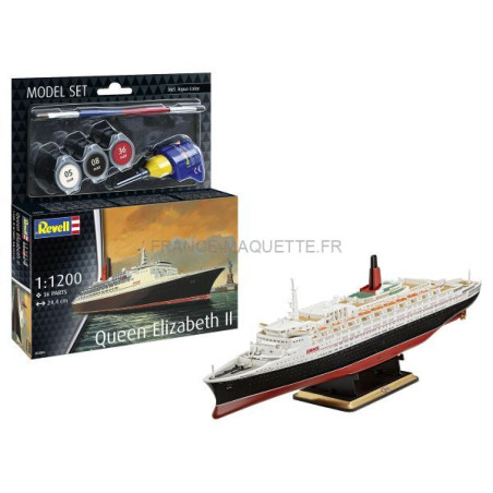 MODEL SET QUEEN ELIZABETH II 1/1200 REVELL