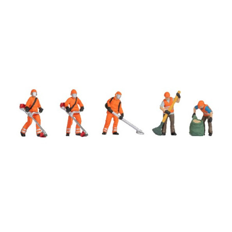 1/160 NOCH PERSONNAGES TRAVAUX DE TONTE
