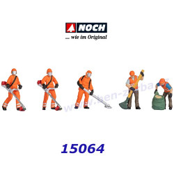 1/87 NOCH PERSONNAGES TRAVAUX DE TONTE