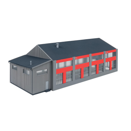 1/87 FALLER REMISE A LOCOMOTIVES ELECTRIQUE 2 VOIES 1