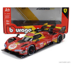 FERRARI 499P 3.0L TURBO V6 N°50 24H DU MANS 2024 1ER 1/24 BURAGO