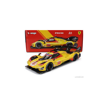 FERRARI 499P 3.0L TURBO V6 N°83 24H DU MANS 2024 1/18 BURAGO
