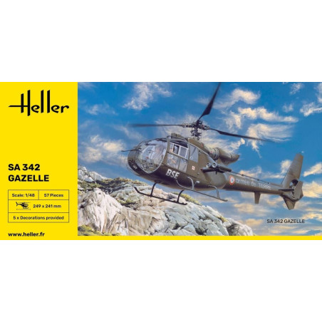 SA 342 GAZELLE 1/48 HELLER
