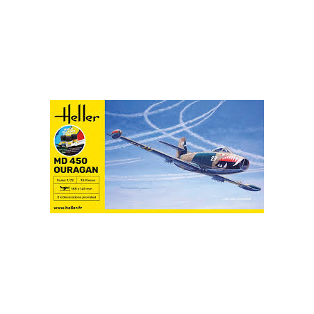 STARTER KIT MD 450 OURAGAN 1/72 HELLER