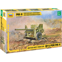 CANON ANTI CHAR BRITANNIQUE MK.II 1/35 ZVESDA