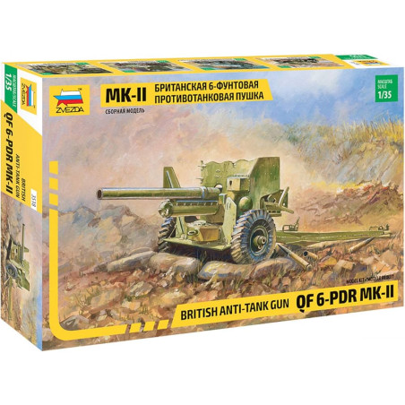 CANON ANTI CHAR BRITANNIQUE MK.II 1/35 ZVESDA