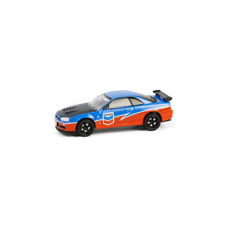 NISSAN SKYLINE GT-R R34 2000 1/64 GREENLIGHT