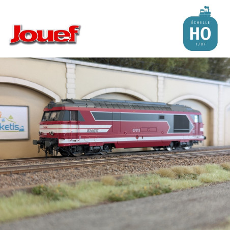 1/87 JOUEF LOCOMOTIVE DIESEL BB 67413 LIVREE CAPITOLE CMR SNCF DIGITAL