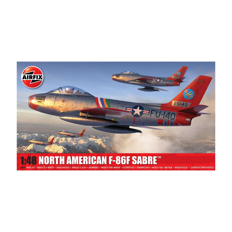 Maquette Avion Airfix F-86D Sabre à L'échelle 1/72 - Occasion, Avion Militaire, Fabriqué Au Royaume-Uni