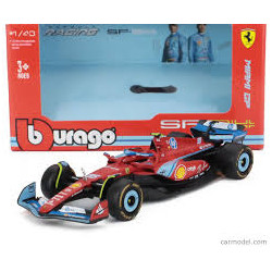 FERRARI F1 SF-24 TEAM SCUDERIA FERRARI N°55 CARLOS SAINZ GRAND PRIX D'IMOLA 2024 5EME 1/43 BURAGO